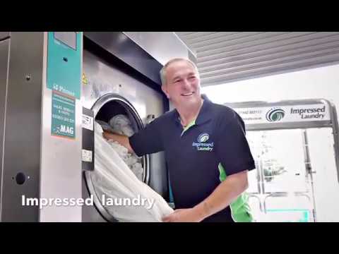 Demonstration by Impressed Laundry Manchester of the Primer LS62 Industrial Washing Machine