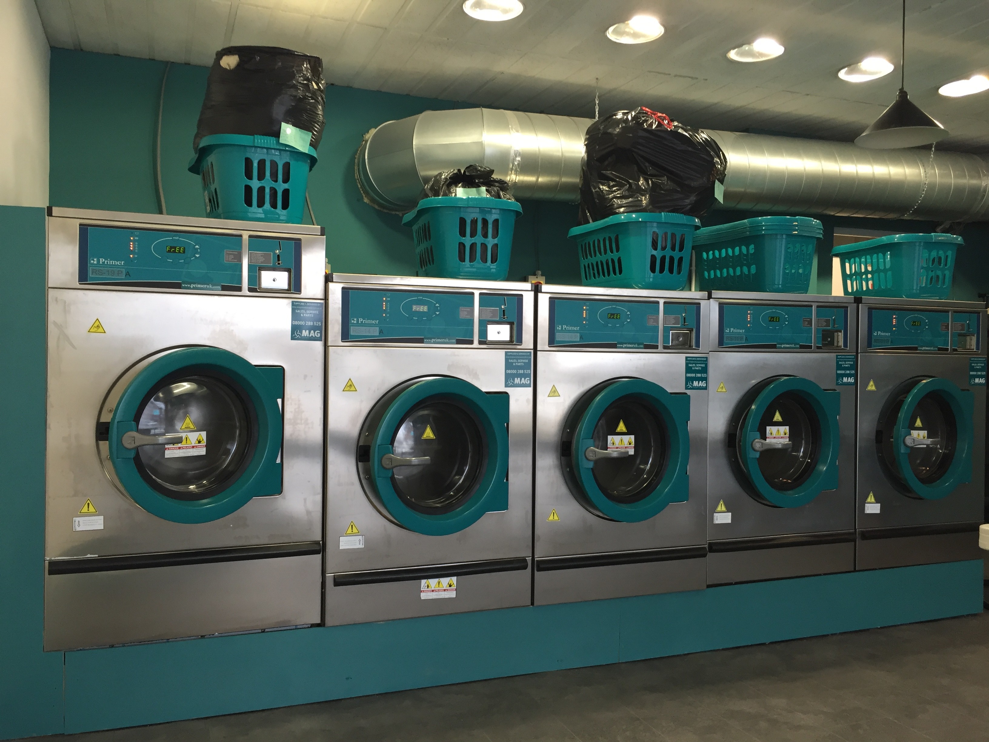launderette primer machines